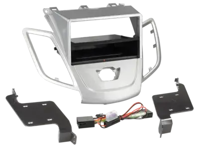 Heißes Angebot ACV 2-DIN Radioblende INBAY® Ford Fiesta ohne Display silber