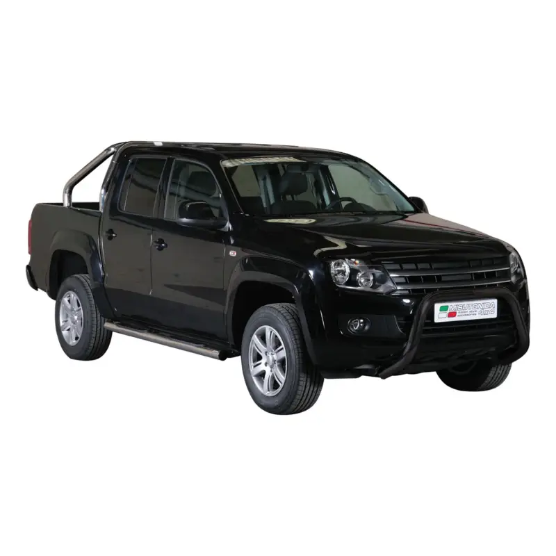 Frontbügel Frontschutzbügel für VW Amarok V6 2016-2020 ø76mm Stahl Schwarz Nur Für Kurze Zeit