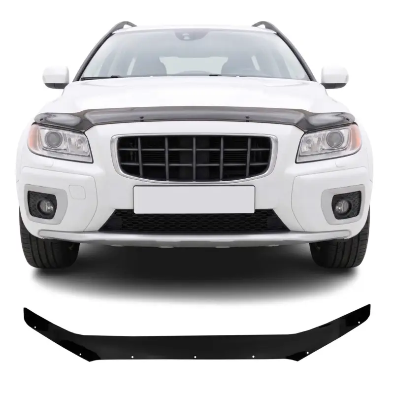 Motorhaube Deflektor Insektenschutz für Volvo XC70 V70 S80 2007-2016 Dunkel Neue Kollektion