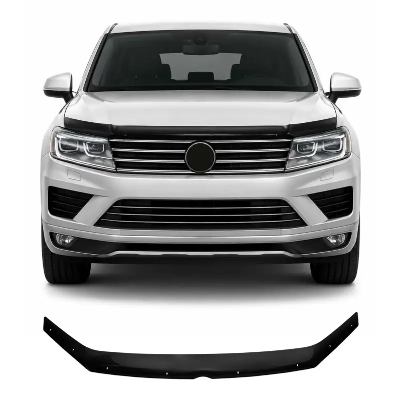 Motorhaube Deflektor Insekten Steinschlagschutz für VW Touareg 2010-2018 Dunkel Saisonangebot