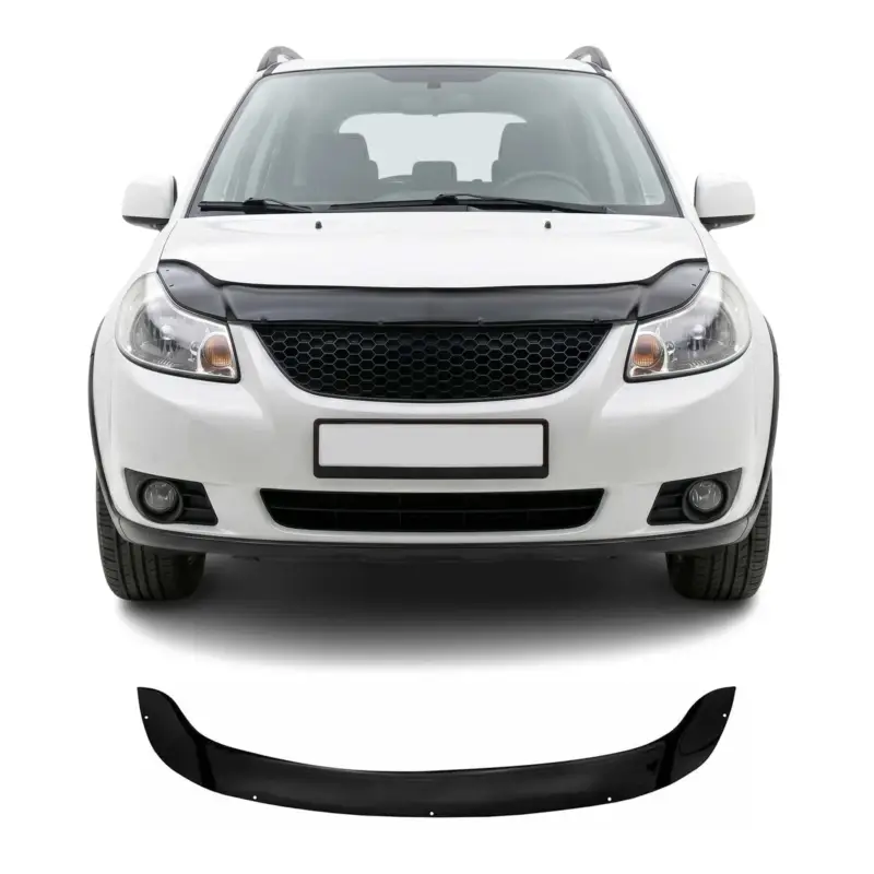Sichere Zahlung Motorhaube Deflektor Insekten Steinschlagschutz für Suzuki SX4 2006-2014 Dunkel