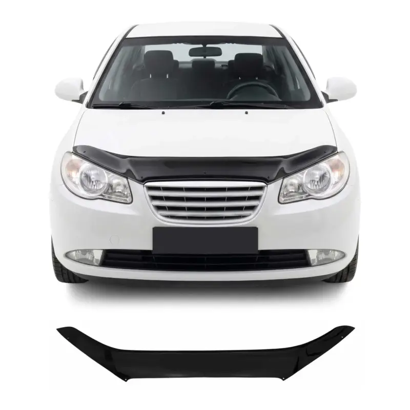 Versand Am Gleichen Tag Motorhaube Deflektor Insektenschutz für Hyundai Elantra 2006-2011 Dunkel