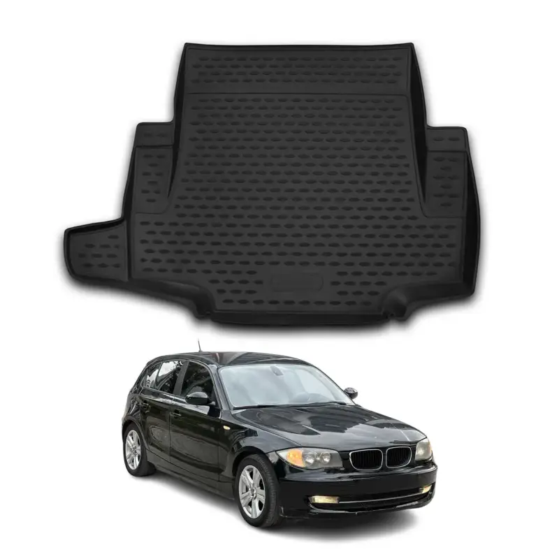 Kofferraummatte Kofferraumwanne für BMW 1er E87 2004-2013 Gummi TPE Schwarz Jetzt Kaufen