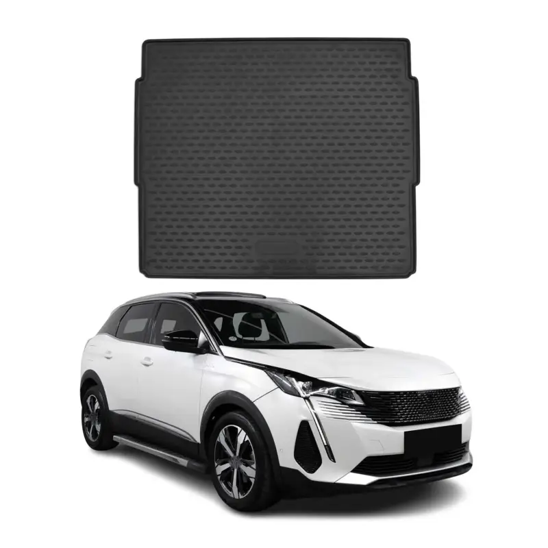 Kofferraummatte Kofferraumwanne für Peugeot 3008 2016-2024 Oben Gummi TPE Neu