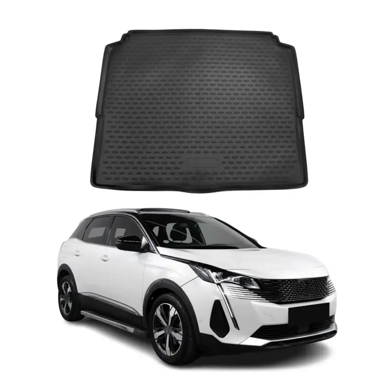 Kofferraummatte Kofferraumwanne für Peugeot 3008 2016-2024 Unten Gummi TPE Beliebt