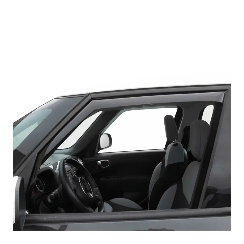 Saisonangebot Windabweiser Regenabweiser für Fiat 500L 2012-2024 5tür Dunkel Acryl 2tlg