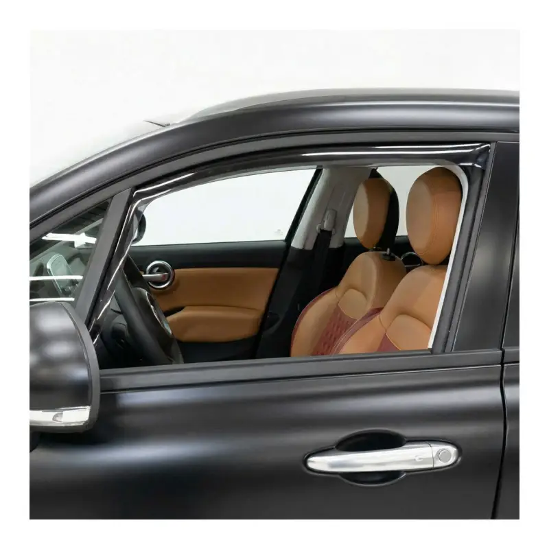 Windabweiser Regenabweiser für Fiat 500X 2015-2026 5tür Dunkel Acryl 2tlg Geprüft