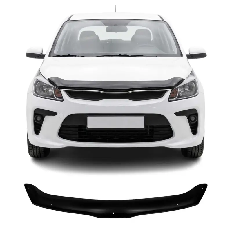 Motorhaube Deflektor Insektenschutz für Kia Rio 2017-2020 Stufenheck Dunkel Rabatt