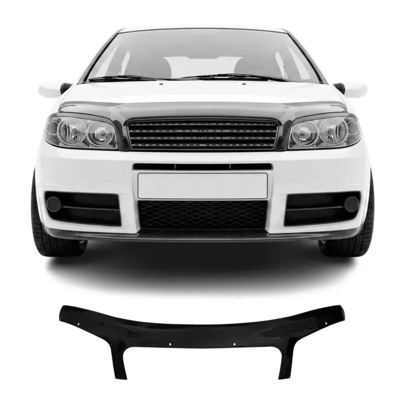 Neue Kollektion Motorhaube Deflektor Insekten Steinschlagschutz für Fiat Punto 2003-2010 Dunkel