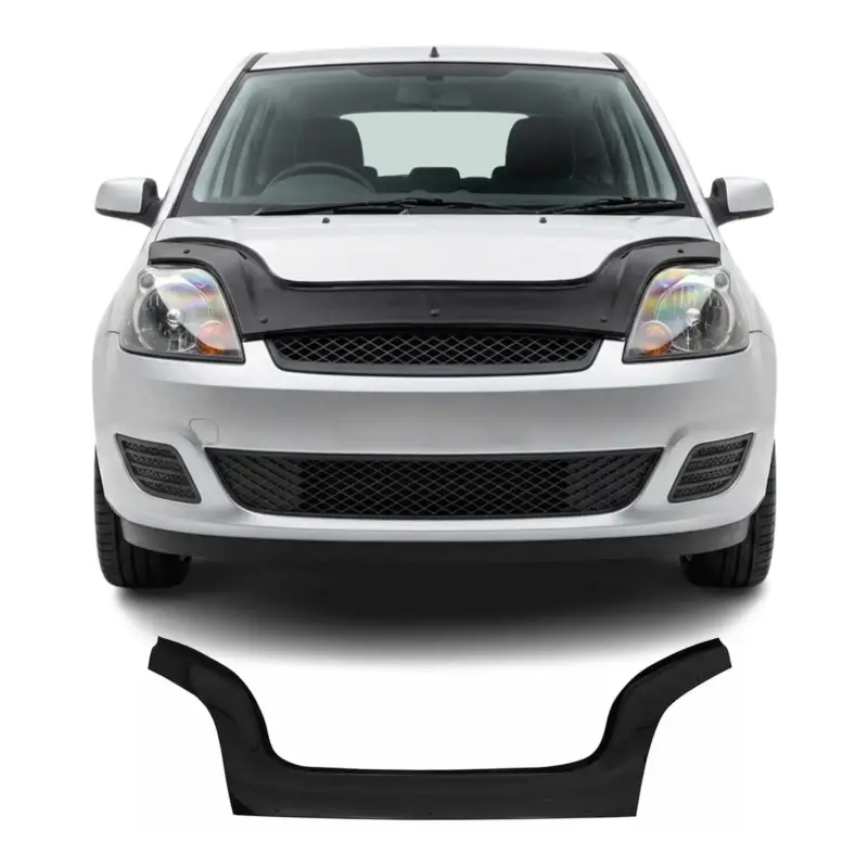 Versand Am Gleichen Tag Motorhaube Deflektor Insekten Steinschlagschutz für Ford Fiesta 2001-2008 Dunkel