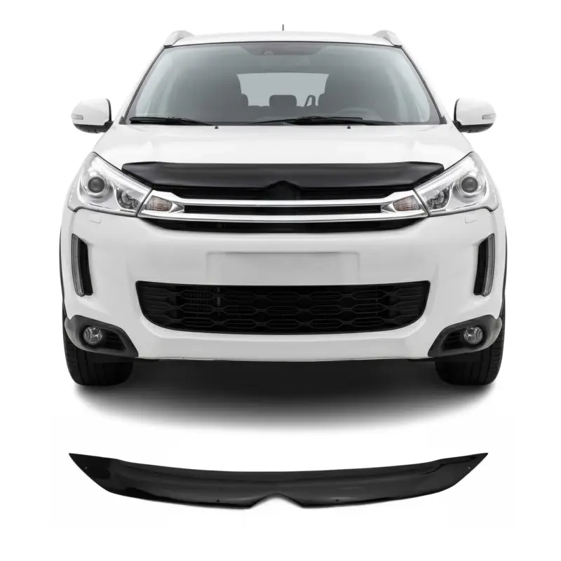 Motorhaube Deflektor Insektenschutz für Citroen C4 Aircross 2012-2017 Dunkel Neue Ware