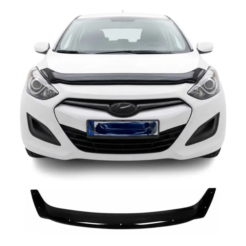 Motorhaube Deflektor Insekten Steinschlagschutz für Hyundai i30 2012-2017 Dunkel Top-Seller