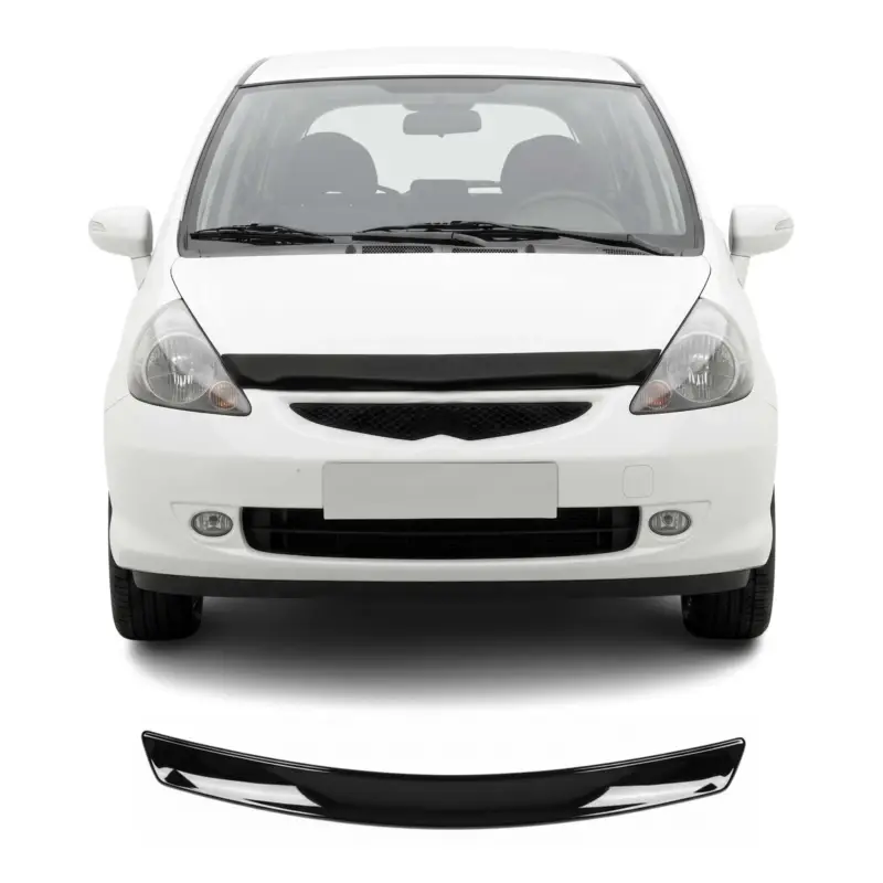 Sichere Zahlung Motorhaube Deflektor Insekten Steinschlagschutz für Honda Jazz 2008-2021 Dunkel