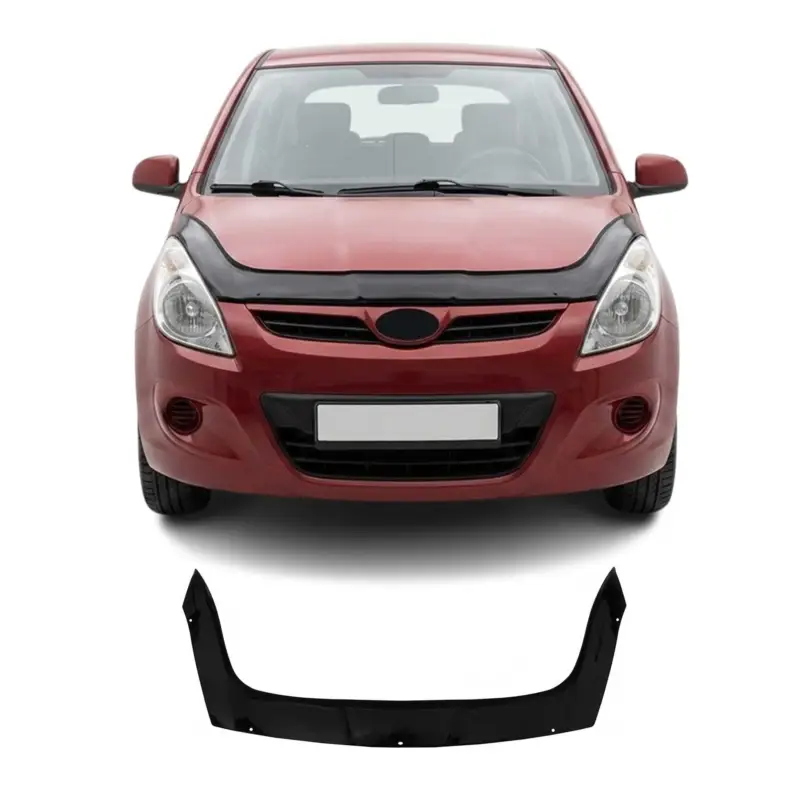 Motorhaube Deflektor Insekten Steinschlagschutz für Hyundai i20 2008-2012 Dunkel Super-Preis