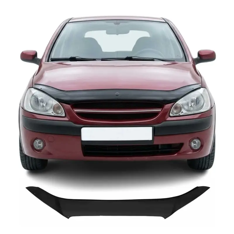 Geprüft Motorhaube Deflektor Insekten Steinschlagschutz für Hyundai Getz 2002-11 Dunkel