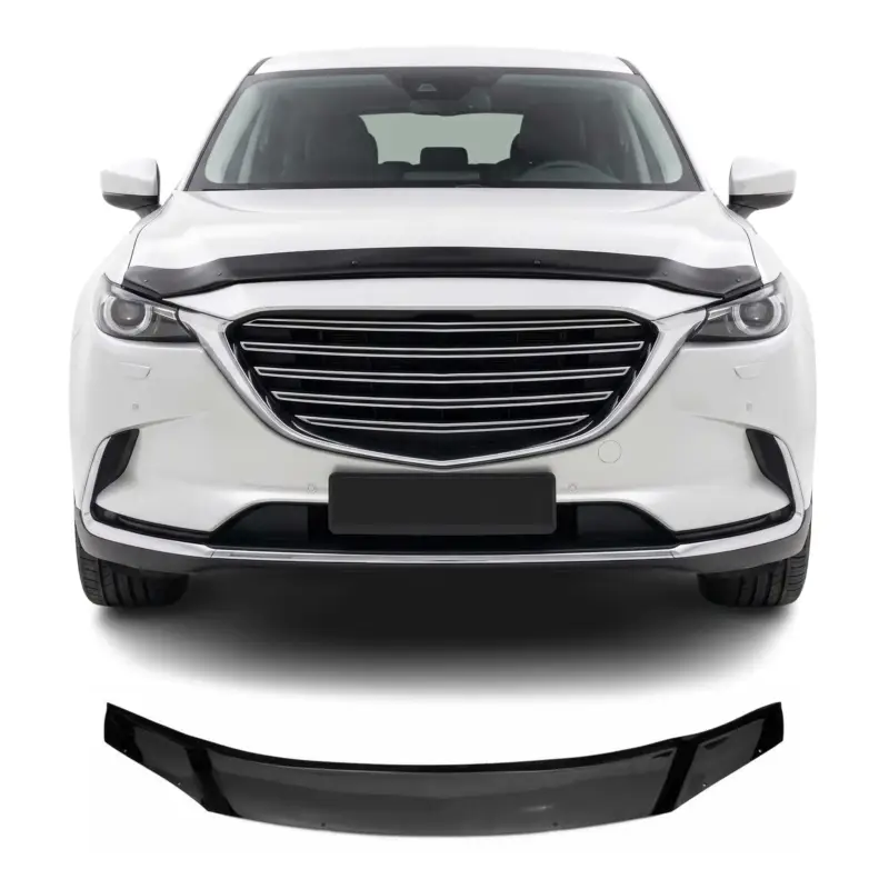 Motorhaube Deflektor Insekten Steinschlagschutz für Mazda CX-9 2016-2021 Dunkel Preisknaller