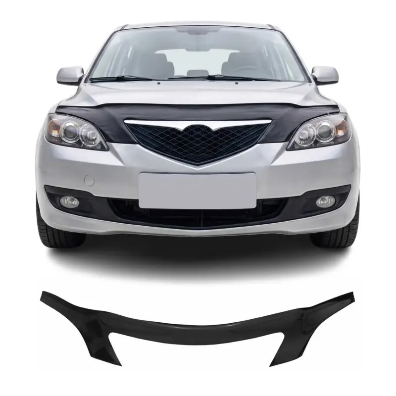 Motorhaube Deflektor Insektenschutz für Mazda 3 2003-2009 Schrägheck Dunkel Knallerangebot