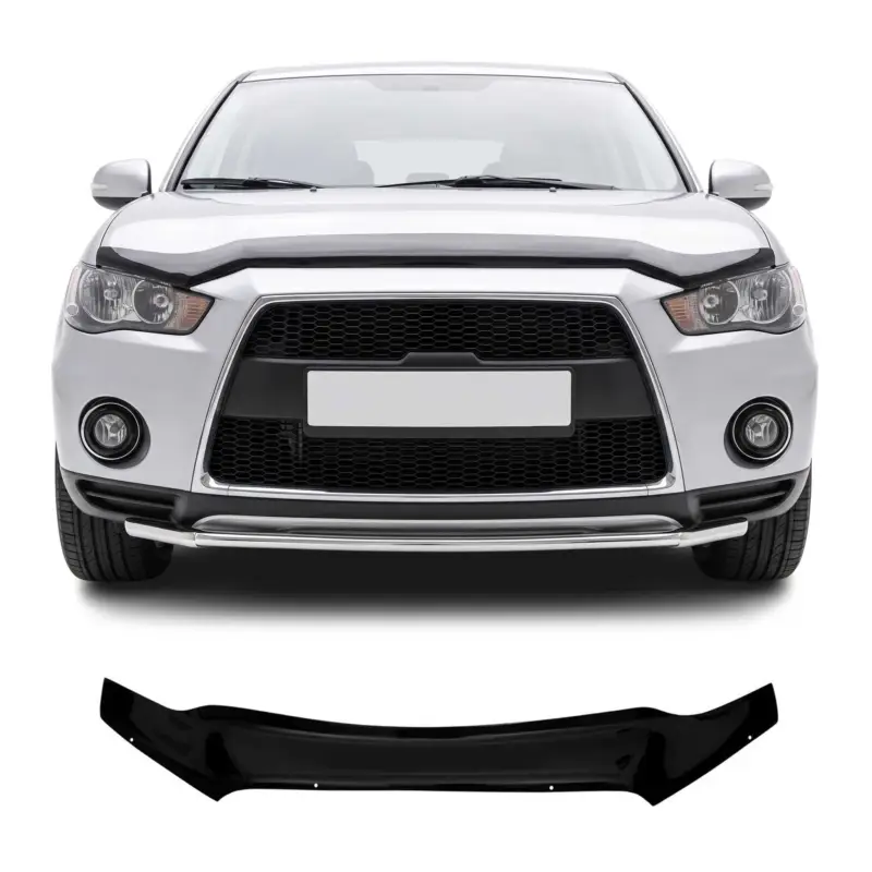 Jetzt Bestellen Motorhaube Deflektor Steinschlagschutz für Mitsubishi ASX 2010-2021 Schwarz Abs