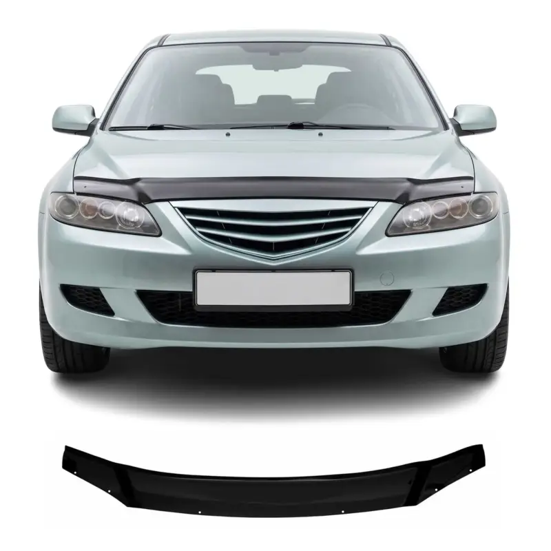 Motorhaube Deflektor Insekten Steinschlagschutz für Mazda 6 GG 2002-2008 Dunkel Kracherpreis