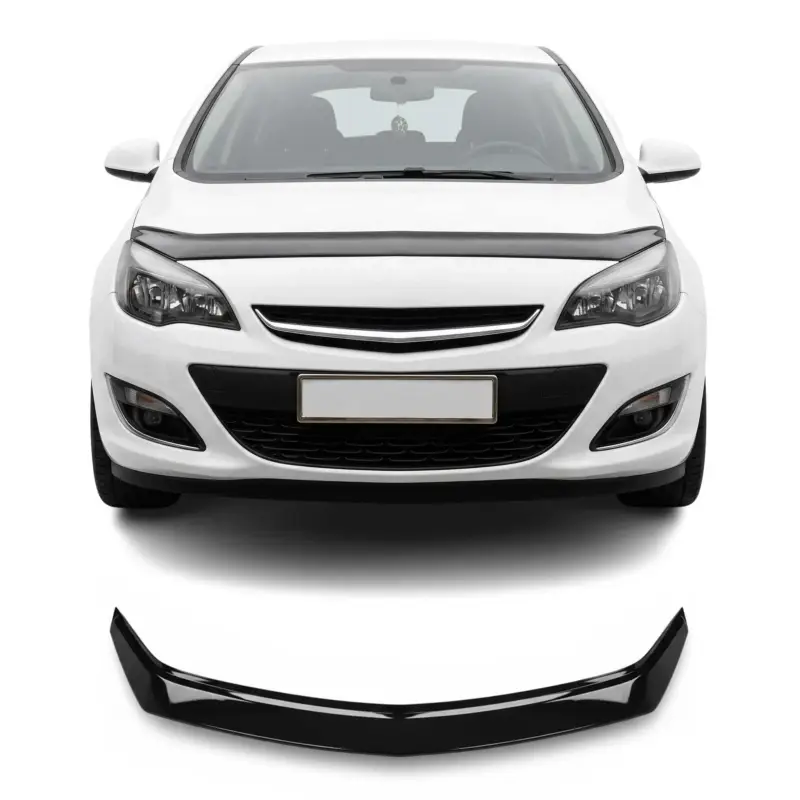 Motorhaube Deflektor Insekten Steinschlagschutz für Opel Astra J 2009-15 Dunkel Jetzt Kaufen