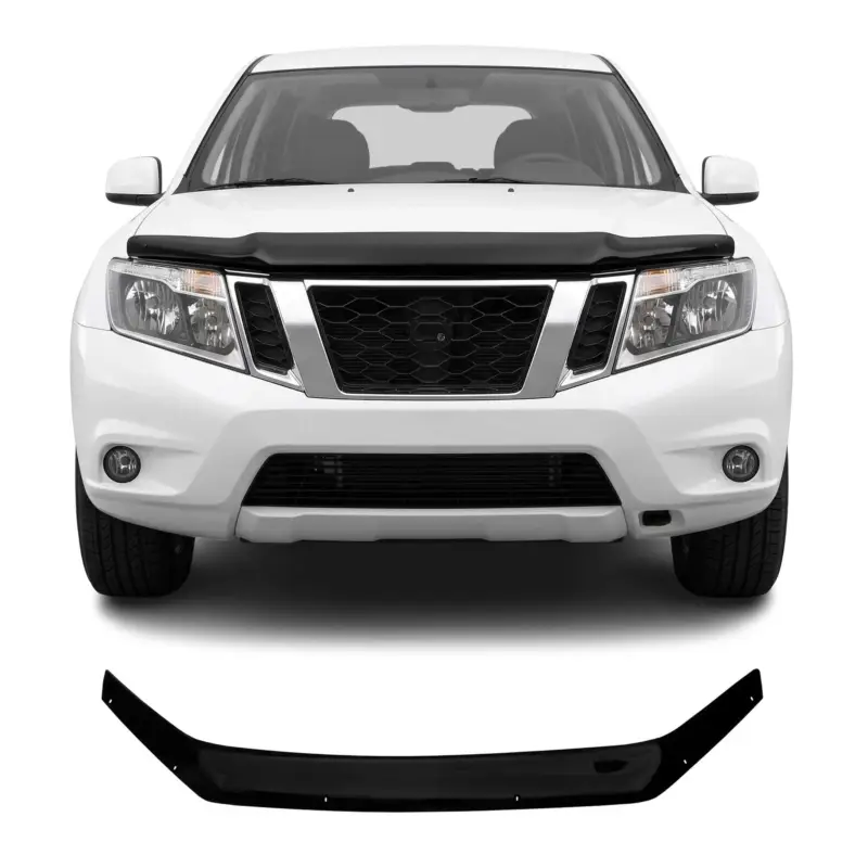 Motorhaube Deflektor Insektenschutz für Nissan Terrano 2013-2020 Dunkel Knallerangebot