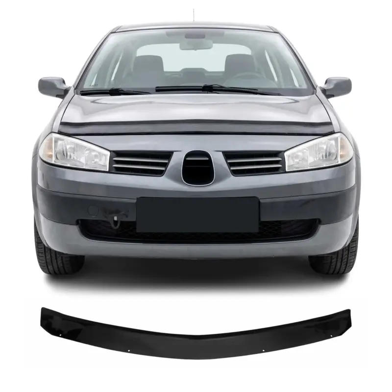 Sonderaktion Motorhaube Deflektor Insektenschutz für Renault Megane 2002-2009 Dunkel