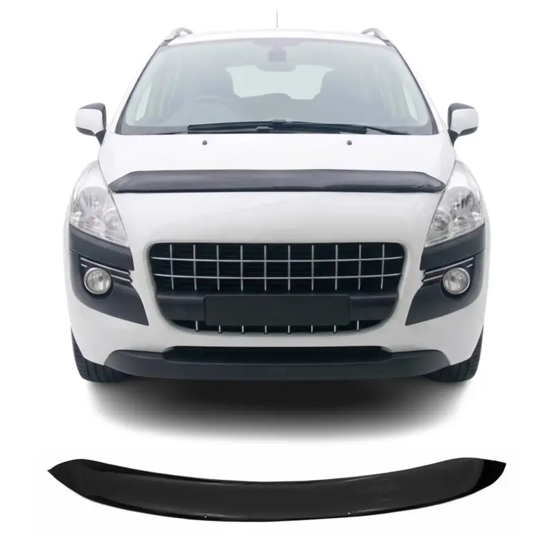 Top-Angebot Motorhaube Deflektor Insekten Steinschlagschutz für Peugeot 3008 2009-13 Dunkel
