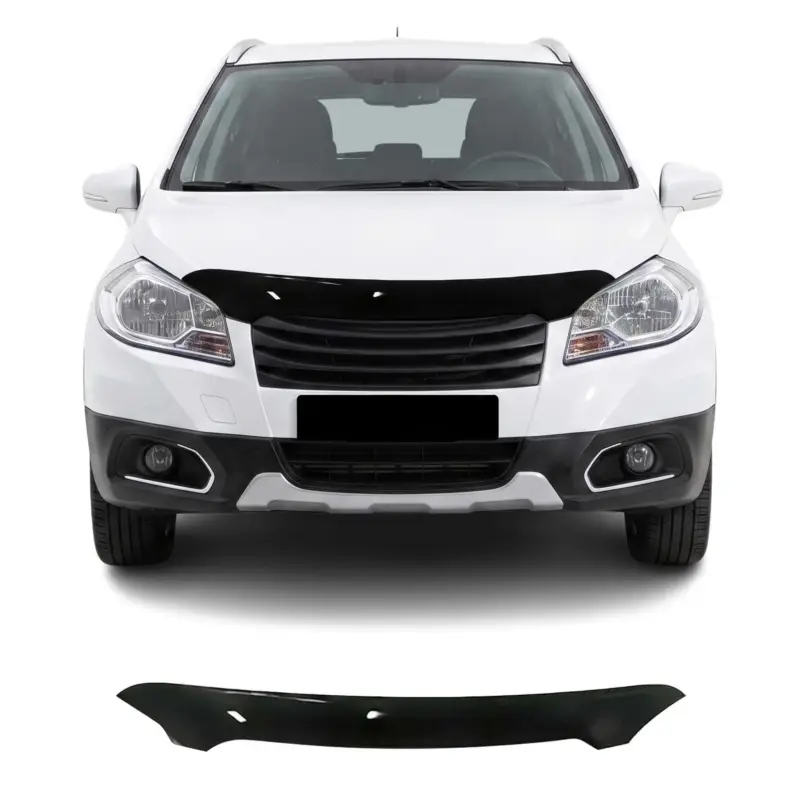 Garantierte Lieferung Motorhaube Deflektor Insekten Steinschlagschutz für Suzuki SX4 2013-2017 Dunkel