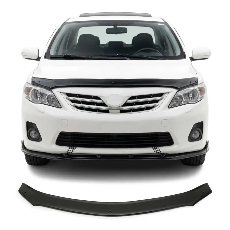 Jetzt Kaufen Motorhaube Deflektor Insektenschutz für Toyota Corolla 2007-2013 Dunkel