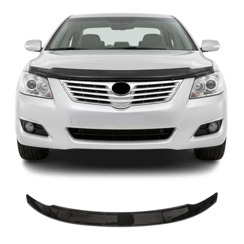 Motorhaube Deflektor Steinschlagschutz für Toyota Avensis 2008-2014 Schwarz Markenware