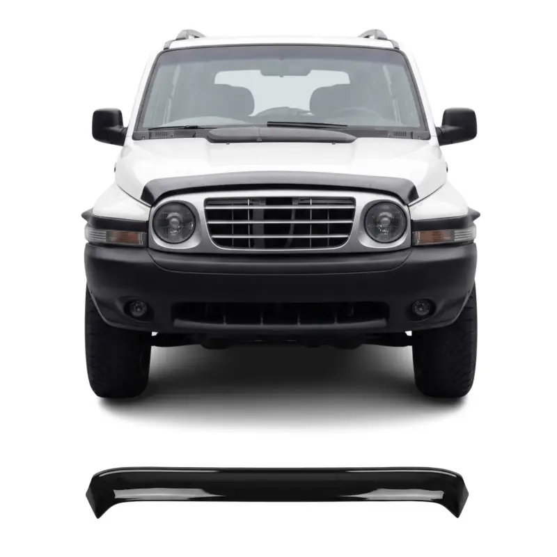 Motorhaube Deflektor Insektenschutz für Ssangyong Korando 1996-2006 Dunkel Saisonangebot