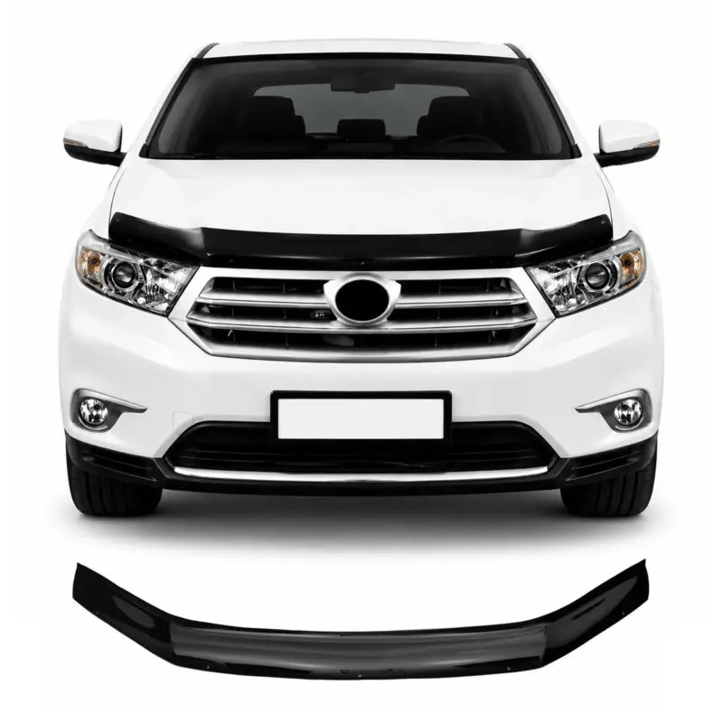 Motorhaube Deflektor Insektenschutz für Toyota Highlander 2010-2013 Dunkel Ausverkauf