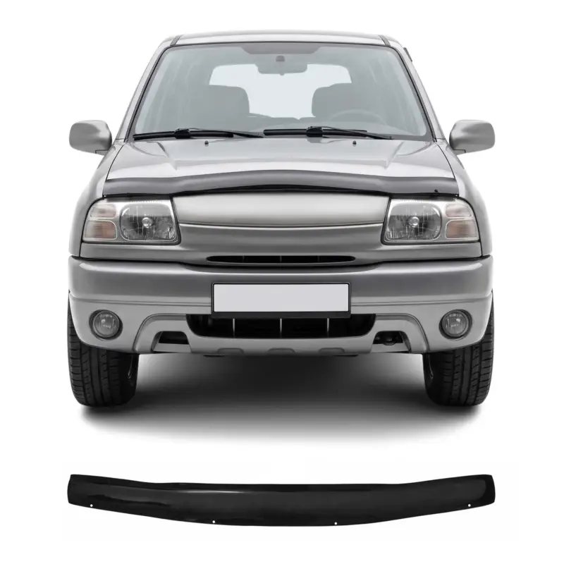 Sonderangebot Motorhaube Deflektor Insektenschutz für Suzuki Grand Vitara 1998-2005 Dunkel
