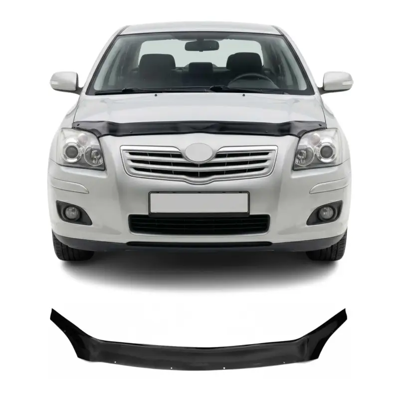 Motorhaube Deflektor Steinschlagschutz für Toyota Avensis 2003-2008 Schwarz Super-Preis