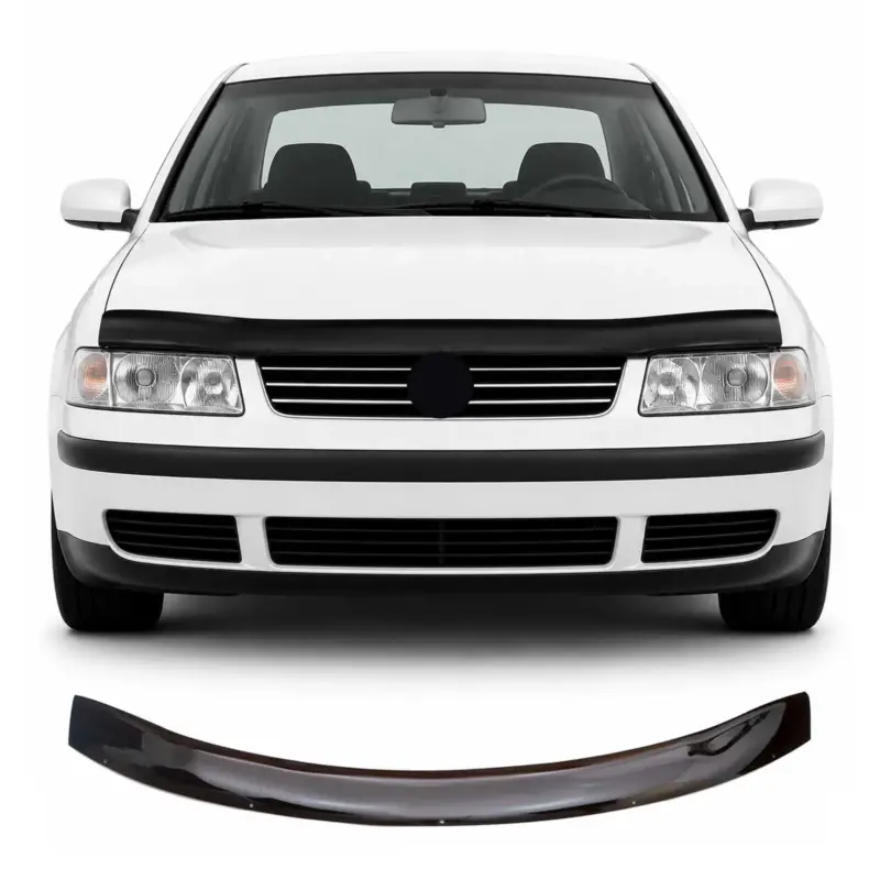 Solange Der Vorrat Reicht Motorhaube Deflektor Steinschlagschutz für VW Passat B5 1996-2001 Schwarz