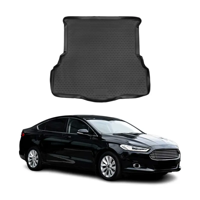 Kofferraumwanne für Ford Mondeo mk5 Limo 2014-2022 Gummi TPE Schwarz Markenprodukt