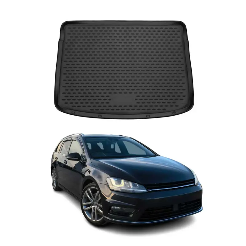 Neuheit Kofferraummatte Kofferraumwanne für VW Golf mk7 Variant 2013-2020 Gummi TPE