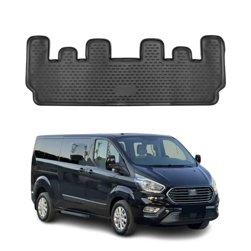 Preiswert OMAC Fußmatten für Ford Tourneo Custom Titanium 2018-2022 2. Reihe TPE Schwarz
