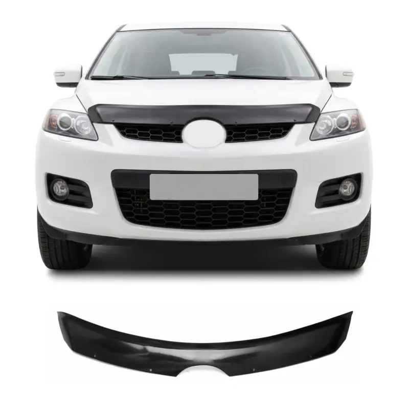 Motorhaube Deflektor Insekten Steinschlagschutz für Mazda CX-7 2006-2012 Schwarz Neuheit