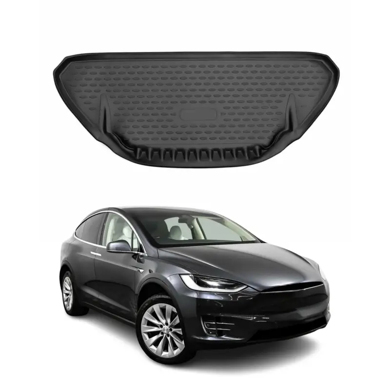 Frunk Kofferraumwanne für Tesla Model X 2016-2020 Gummi TPE Schwarz Neue Kollektion