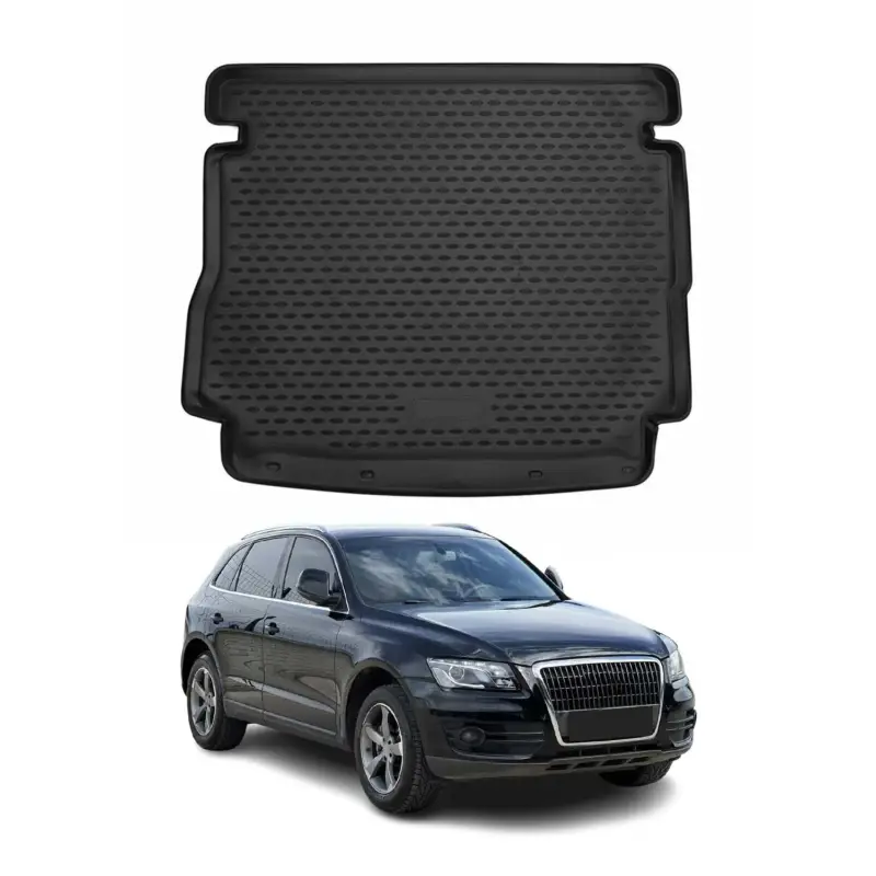 Kofferraummatte Kofferraumwanne für Audi Q5 8RB 2011-2017 Gummi TPE Schwarz Bestseller