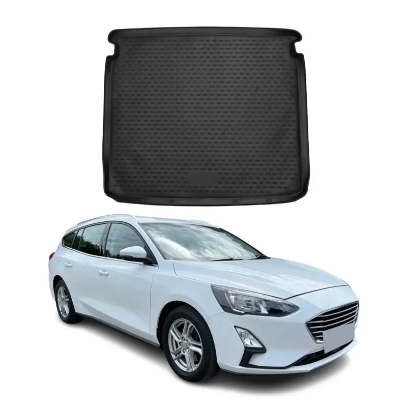 Kofferraummatte Kofferraumwanne für Ford Focus Turnier 2019-2025 Obere Gummi TPE Nur Für Kurze Zeit