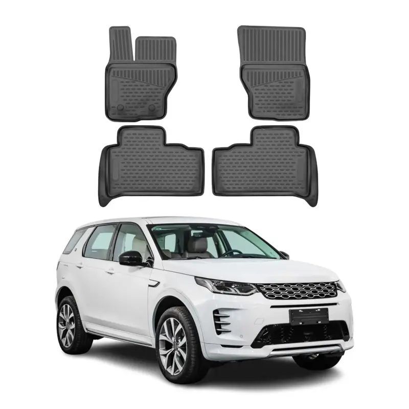 Wochenendangebot OMAC Gummimatten Fußmatten für Land Rover Discovery 2017-2026 7Sitze TPE Schwarz