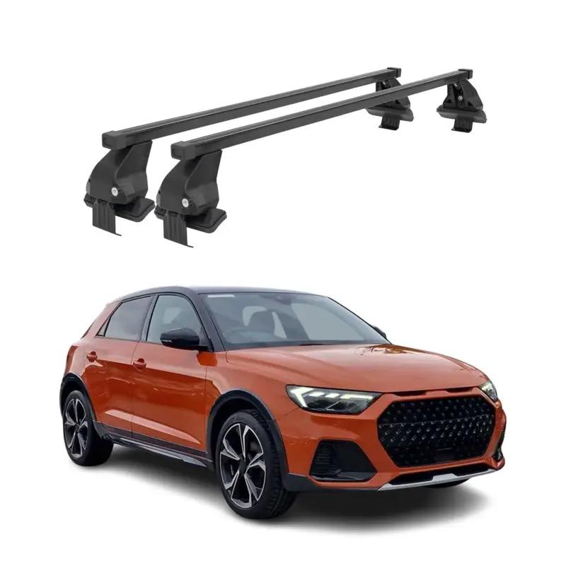 Menabo Dachträger Grundtäger für Audi A1 Citycarver / Allstreet 2019-26 Schwarz Neuheit
