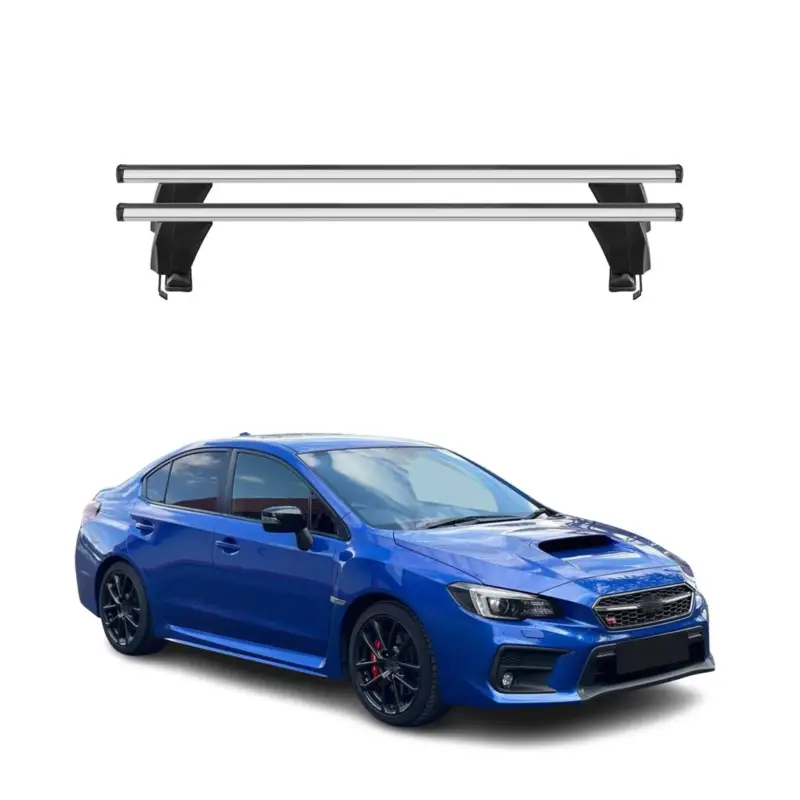 Neue Kollektion Menabo Dachträger Grundtäger für Subaru WRX STI mk4 2017-2021 50kg Alu Silber