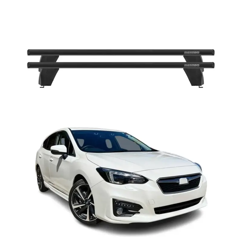 Sofort Bestellen Menabo Dachträger für Subaru Impreza mk5 Stufenheck 2016-2023 75kg Alu Schwarz