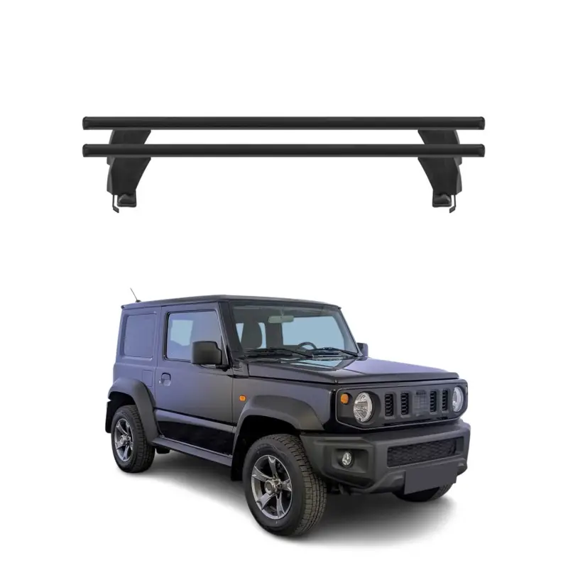 Menabo Dachträger Grundtäger für Suzuki Jimny mk4 2018-2026 50kg Alu Schwarz 2x Super-Preis
