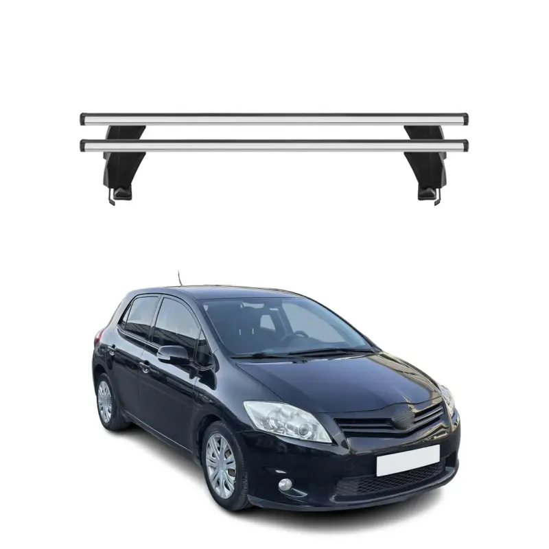 Angebot Menabo Dachträger Grundtäger für Toyota Auris mk1 2006-2012 50kg Alu Silber 2x