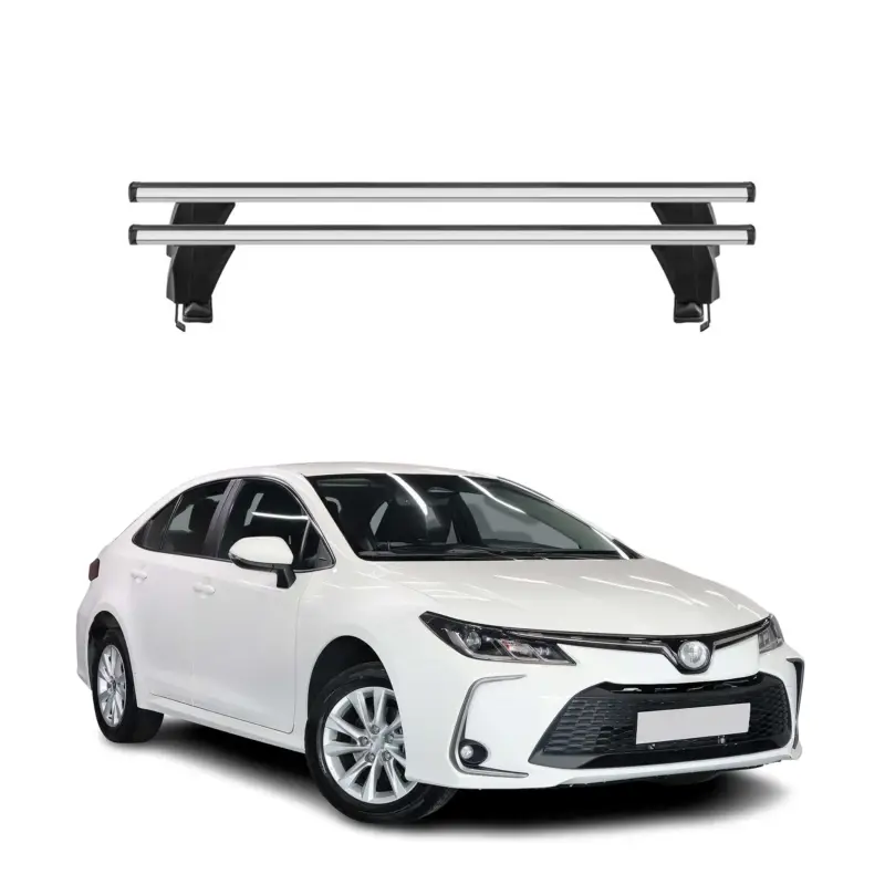 Sale Menabo Dachträger Grundtäger für Toyota Corolla Limo 2019-2026 50kg Alu Grau 2x
