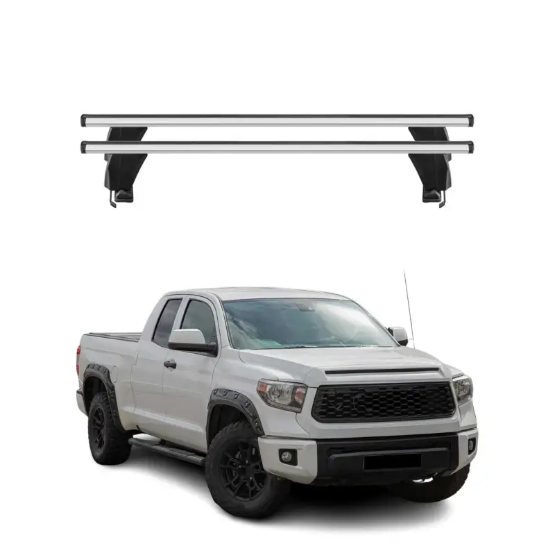 Menabo Dachträger für Toyota Tundra Double Cab mk2 2014-2021 FL 50kg Alu Schwarz Ausverkauf